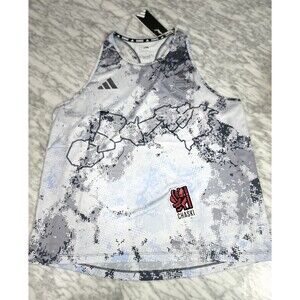 ADIDAS Aop all over print tank singlet 2025 Boston marathon JL6732 Women Large